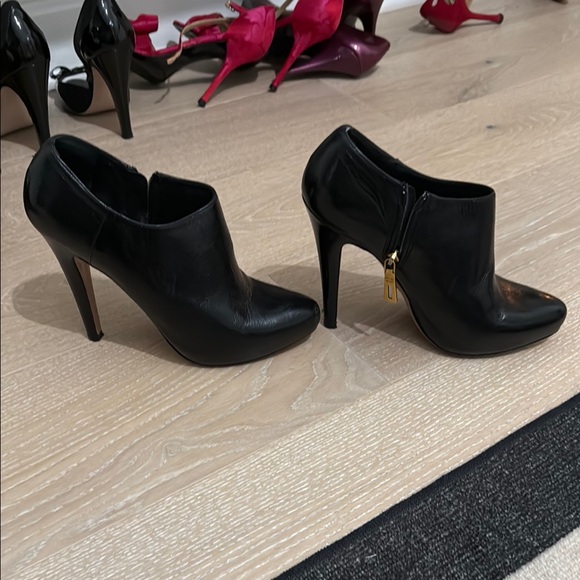 Prada Black High Heel Ankle Boots - Picture 2 of 4